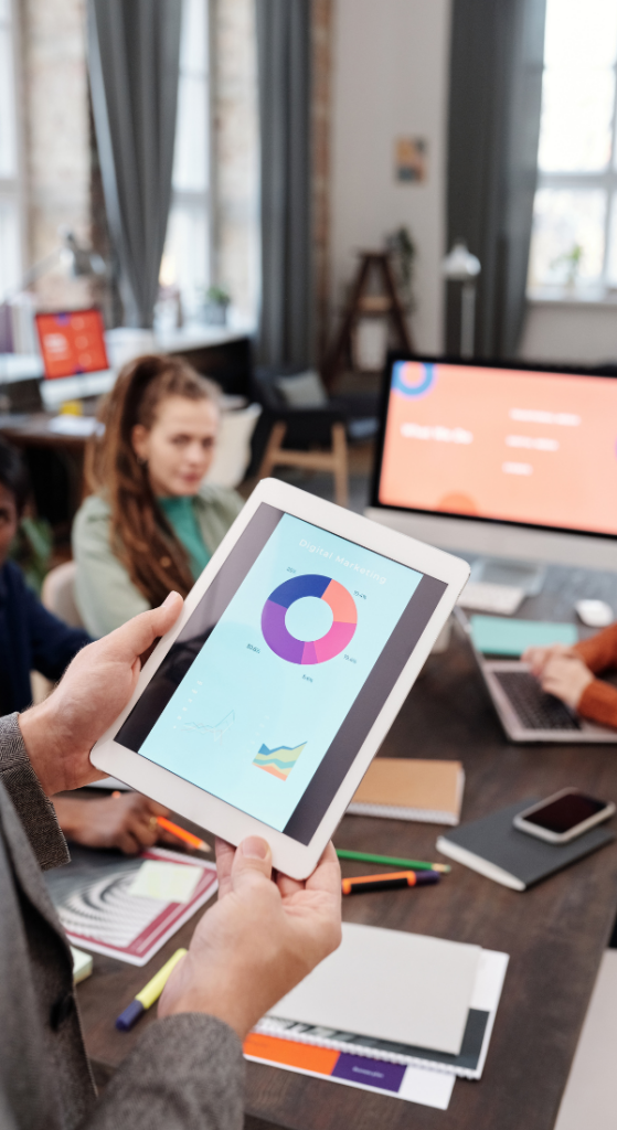 Diagram sur tablette - Google ads - Padre Digital