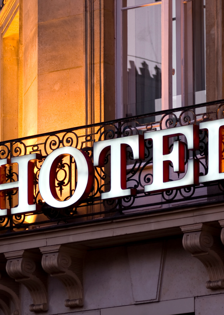 Devanture hôtel - Google Ads hôtel - Padre Ads Agency